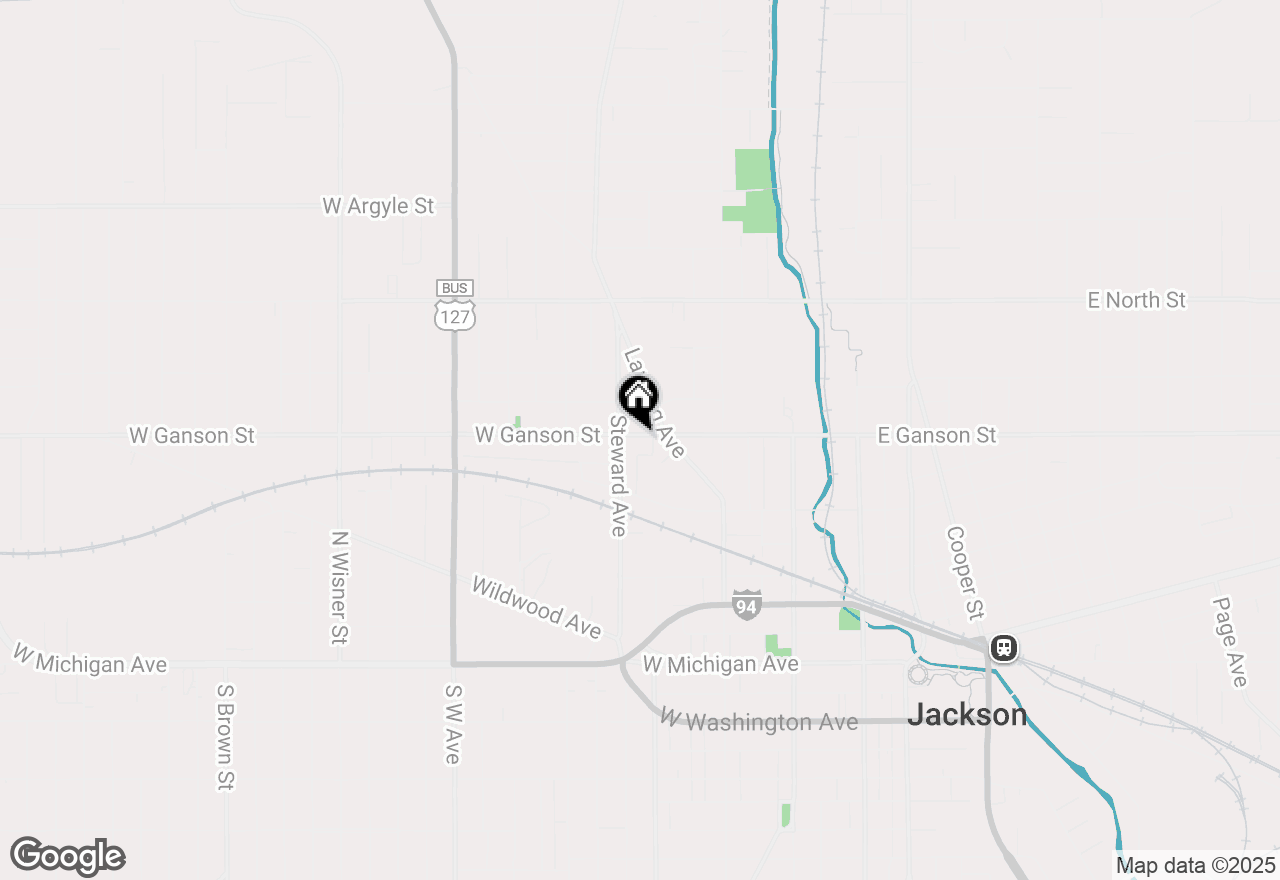 Map of 415-417 W Ganson Street, Jackson, MI 49201