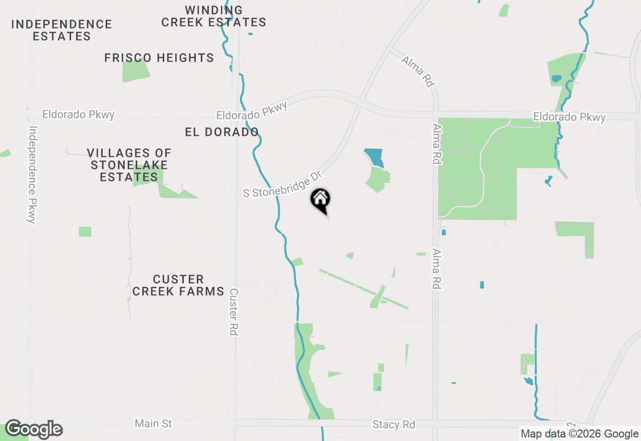 Map of 3501 Camino Trail, Mckinney, TX 75070