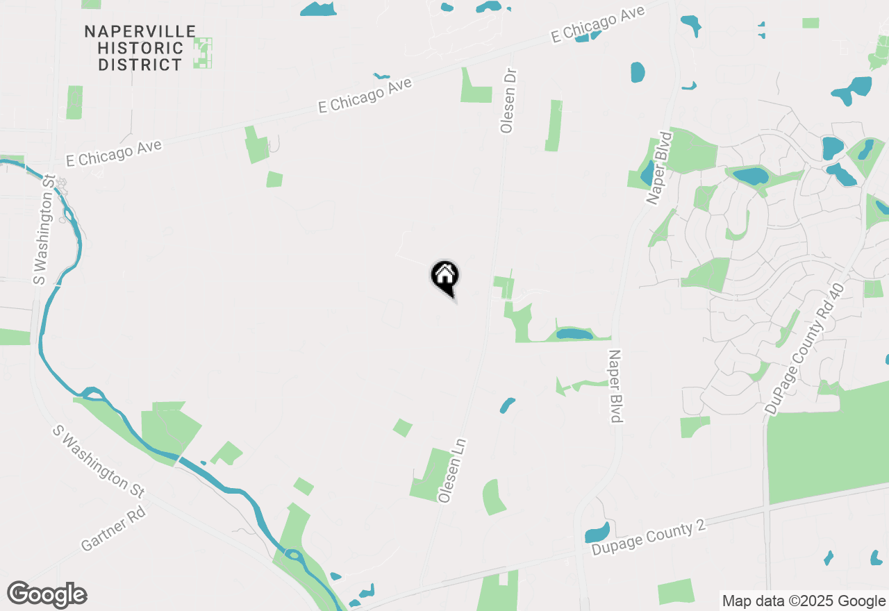 Map of 625 Edward Road, Naperville, IL 60540