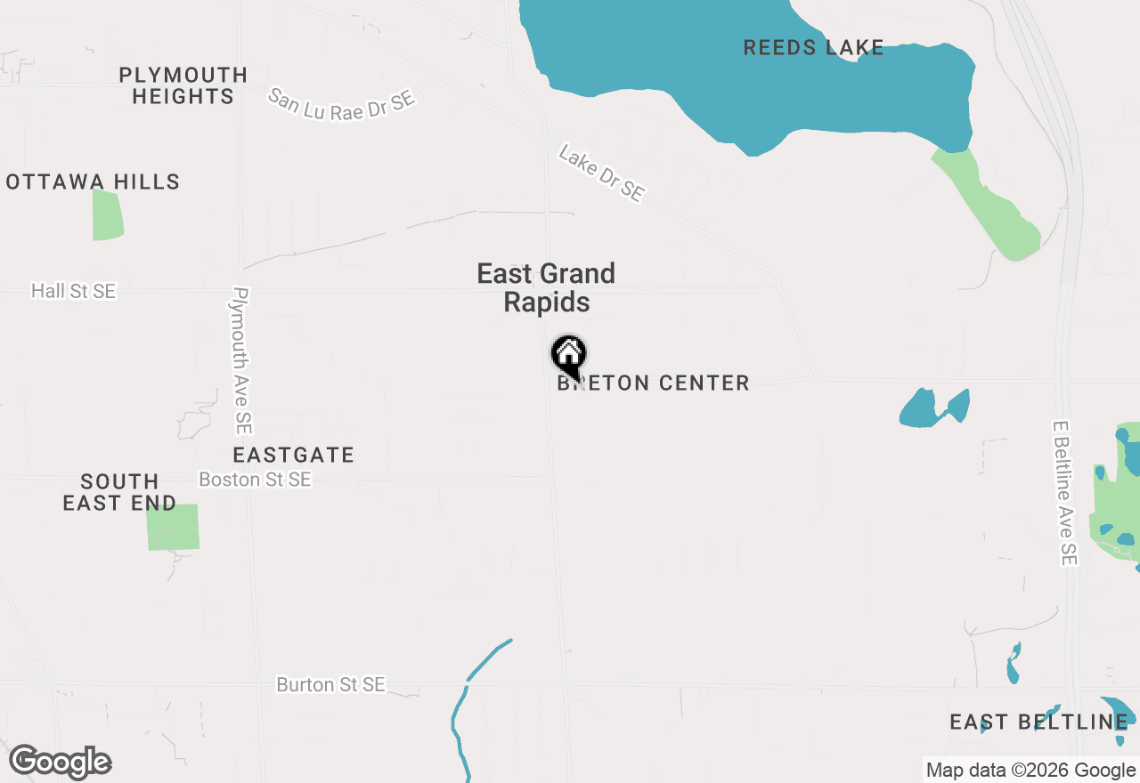 Map of 2424 Elmwood Drive Se, Grand Rapids, MI 49506