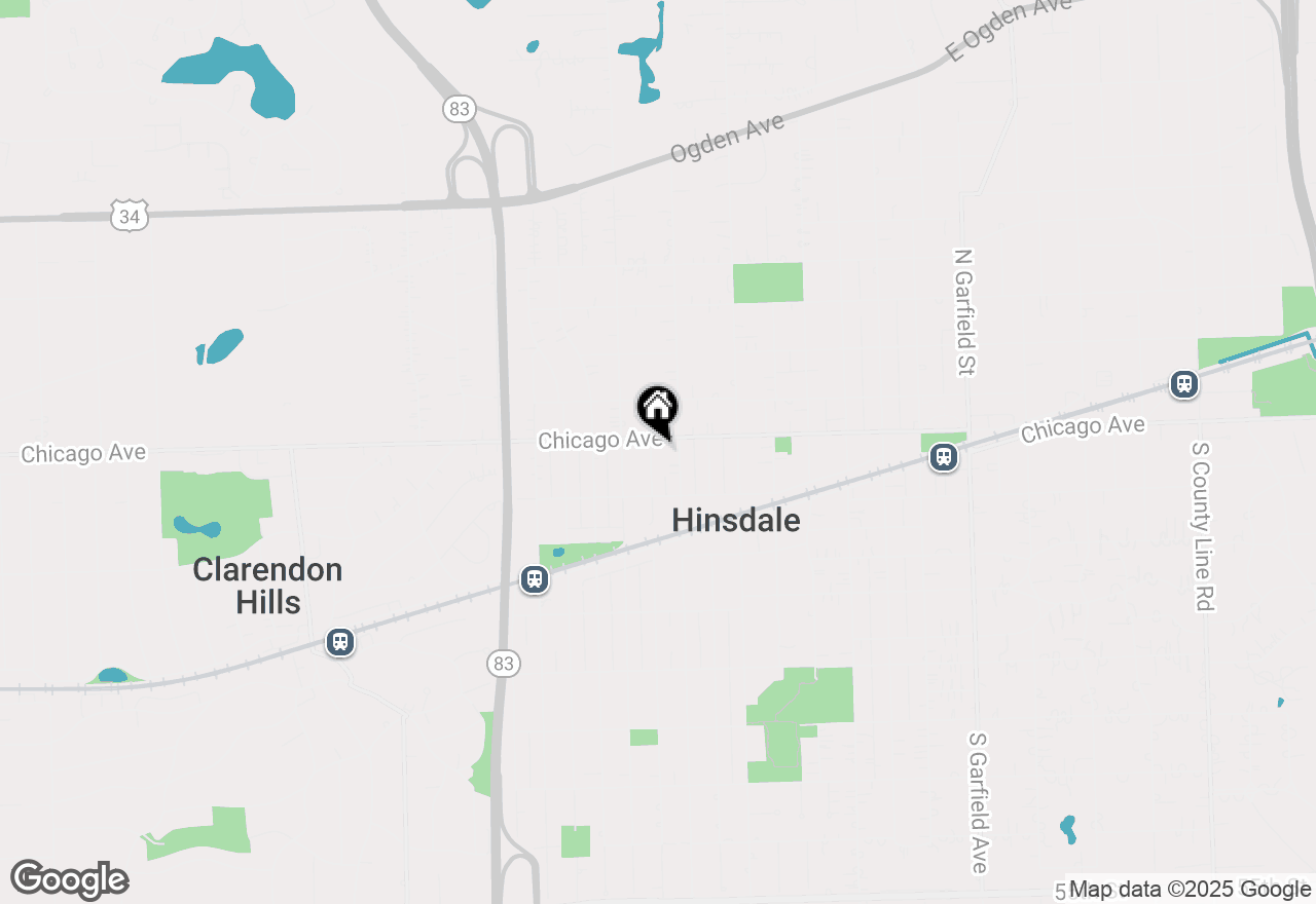 Map of 9 S Bodin Street, Hinsdale, IL 60521