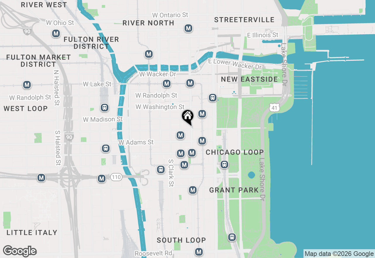 Map of 8 W Monroe Street #2005, Chicago, IL 60603