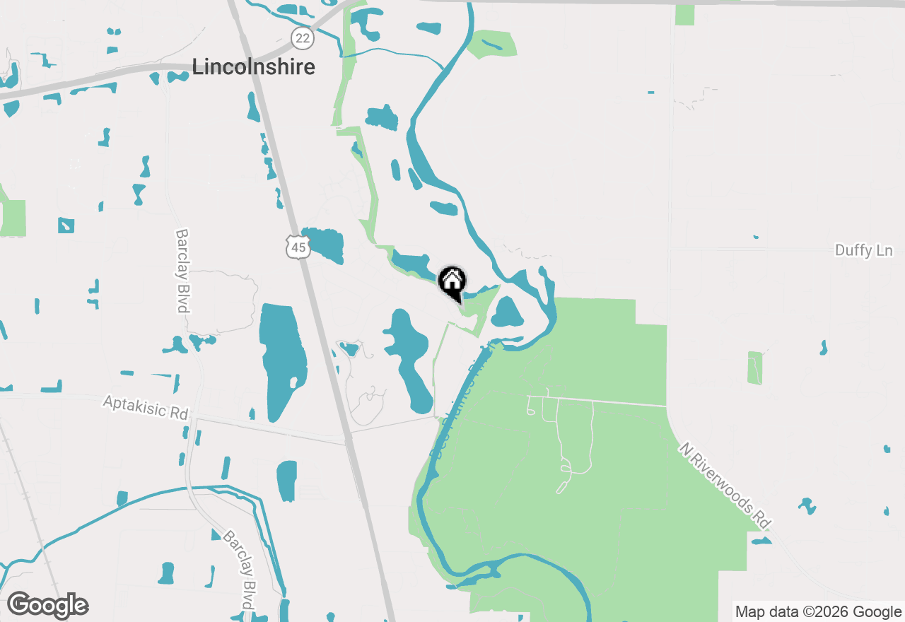 Map of 33 Woodland Trail, Lincolnshire, IL 60069