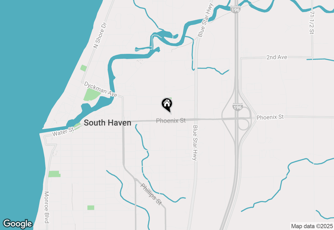 Map of 265 Bailey Avenue, South Haven, MI 49090
