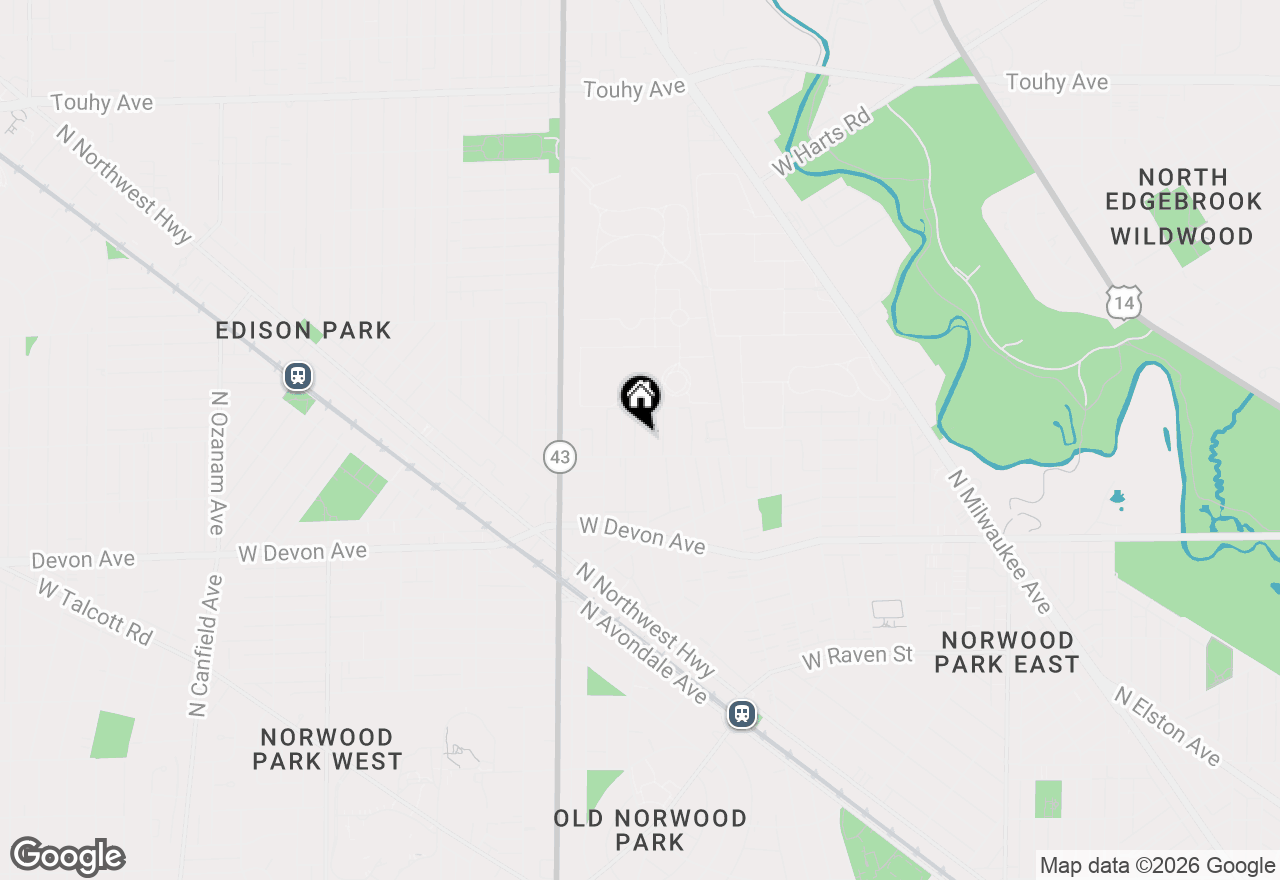 Map of 6516 N Nordica Avenue, Chicago, IL 60631