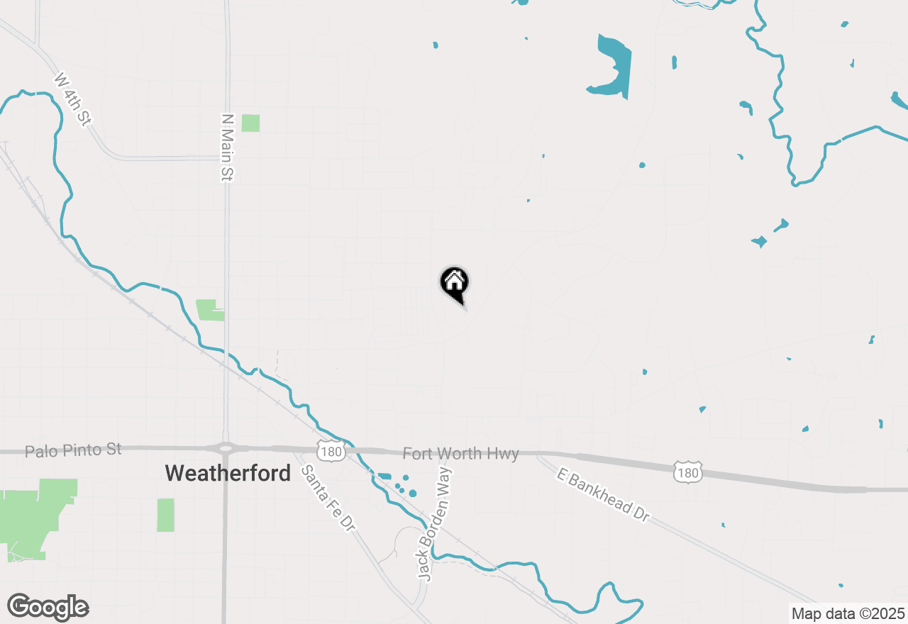 Map of 402 Heritage Heights, Weatherford, TX 76085