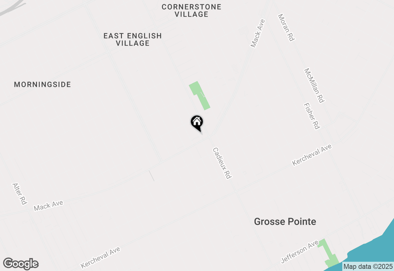 Map of 3445 Harvard Road, Detroit, MI 48224