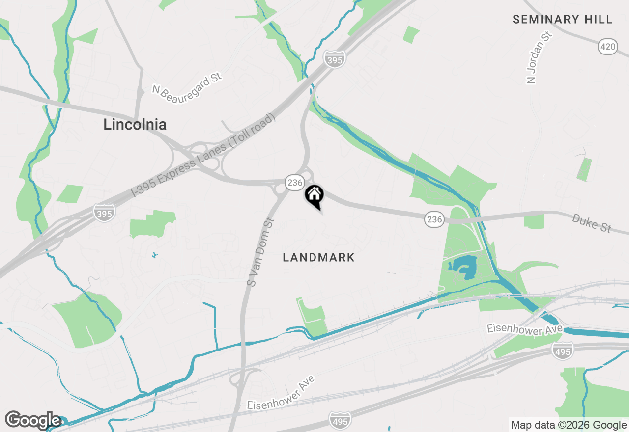 Map of 75 S Reynolds Street #418, Alexandria, VA 22304