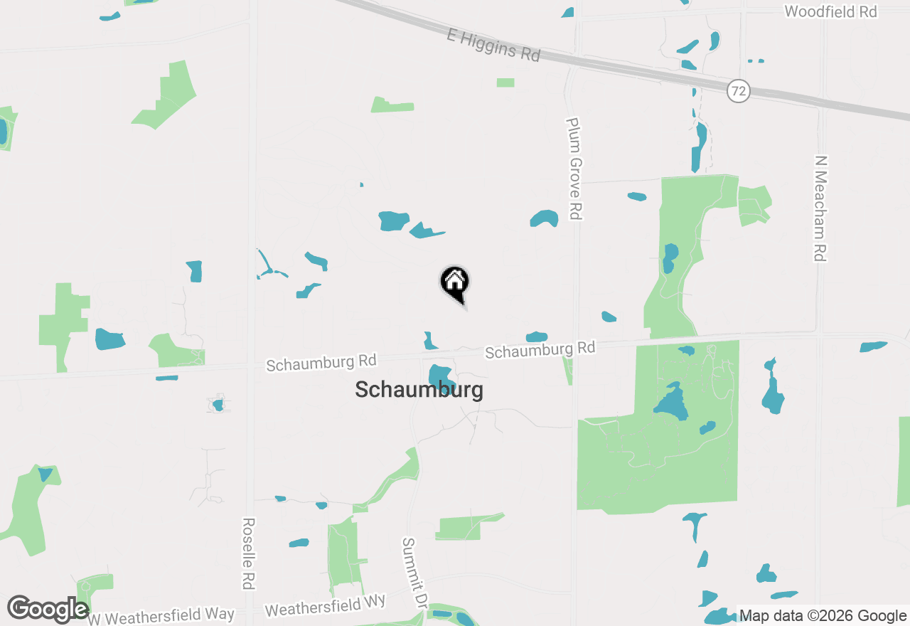 Map of 125 Bright Ridge Drive, Schaumburg, IL 60194
