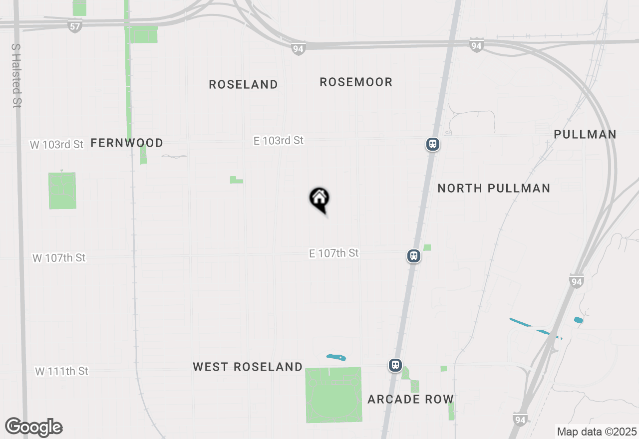 Map of 10549 S Prairie Avenue, Chicago, IL 60628