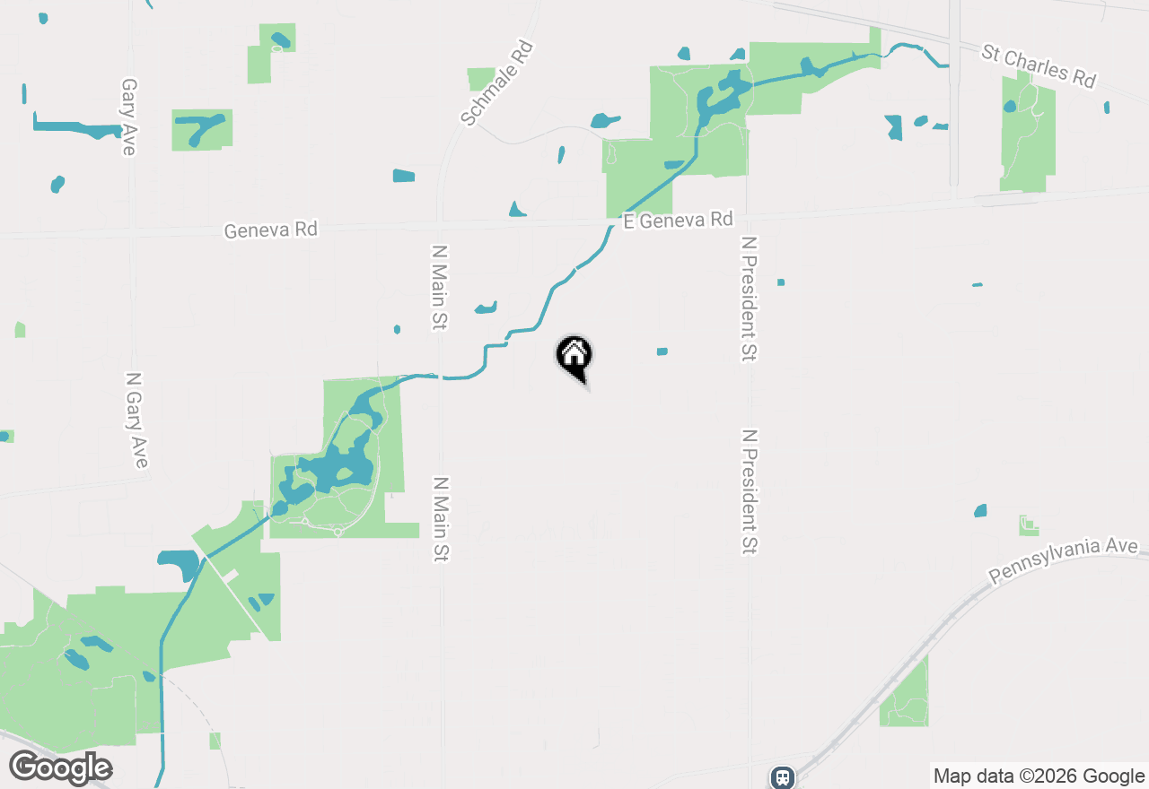 Map of 415 Ranch Road, Wheaton, IL 60187