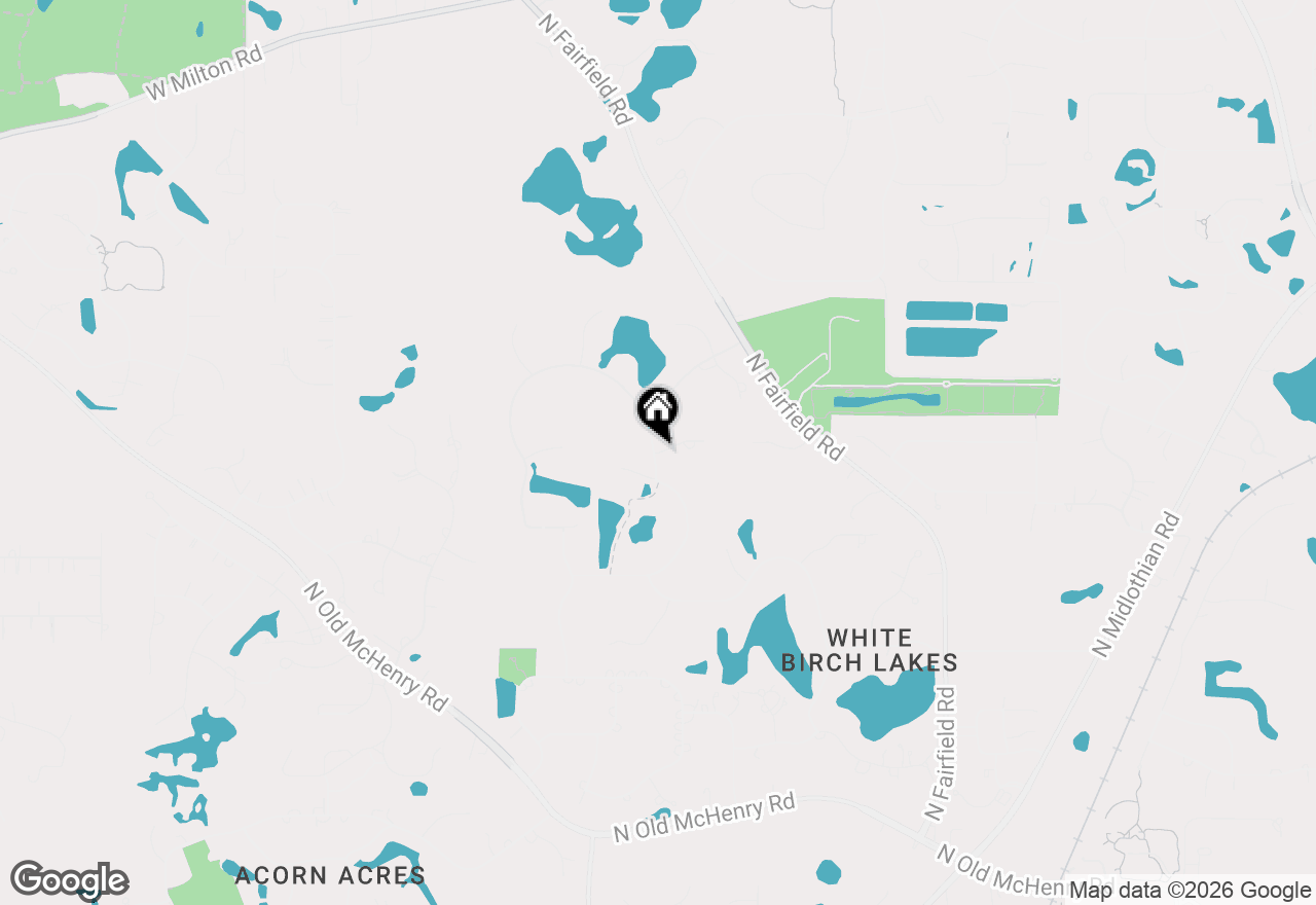 Map of 8 Rose Lane, Hawthorn Woods, IL 60047