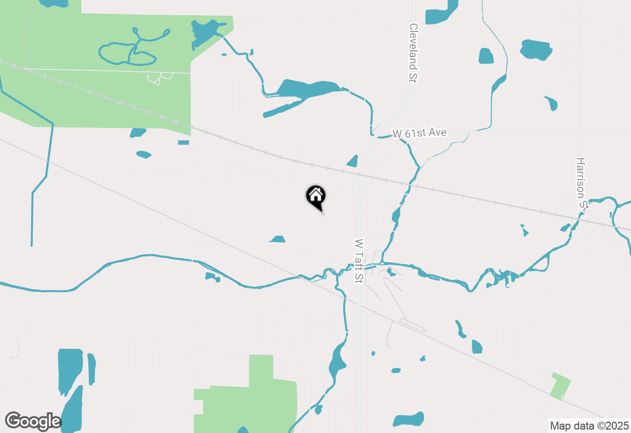 Map of 2491 W 64th Avenue, Merrillville, IN 46410