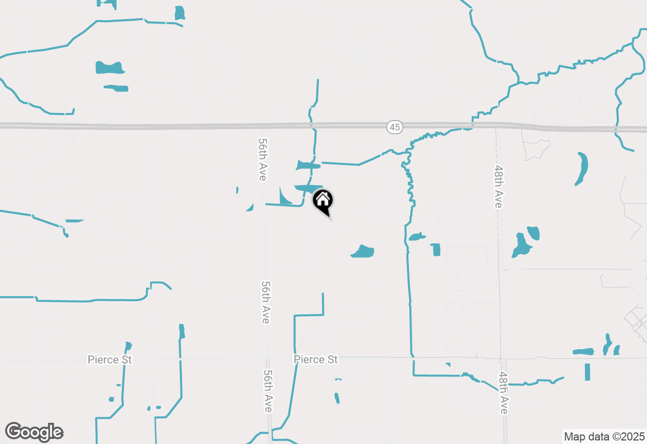 Map of 5405 Sunshine Street, Allendale, MI 49401