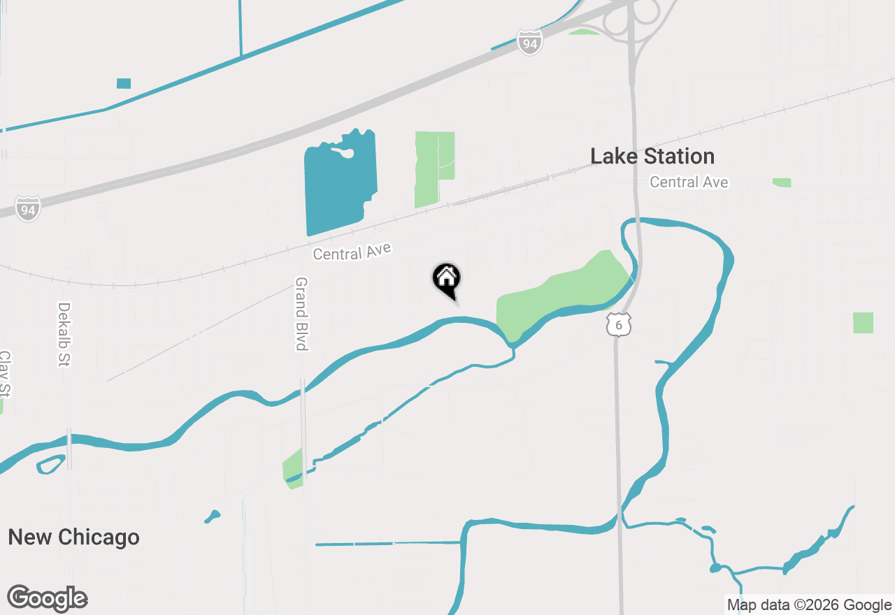 Map of 2619 Riverside Drive, Lake Station, IN 46405