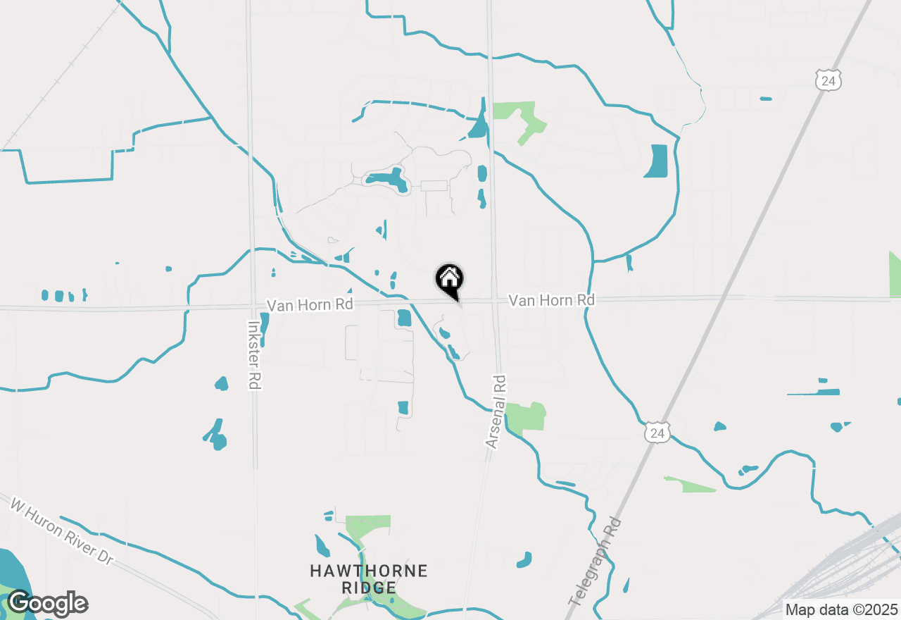 Map of 26788 Silver Creek Court N, Flat Rock, MI 48134