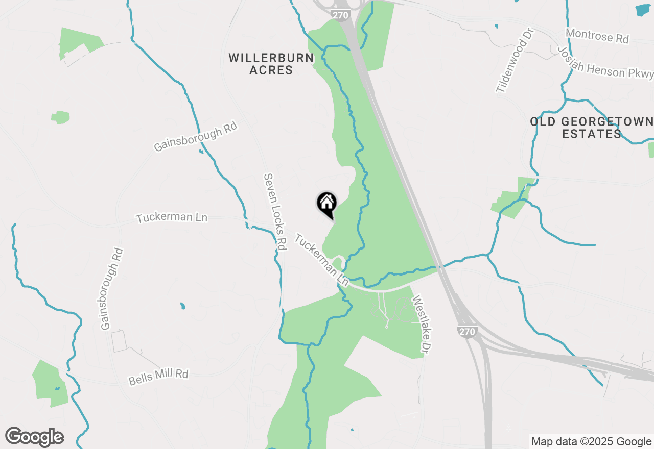 Map of 11336 Emerald Park Road, Potomac, MD 20854