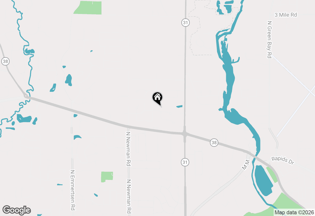 Map of 5100 Richmond Dr, Racine, WI 53406