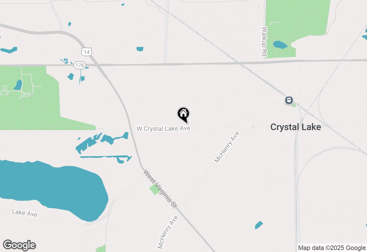 Map of 324 W Crystal Lake Avenue, Crystal Lake, IL 60014