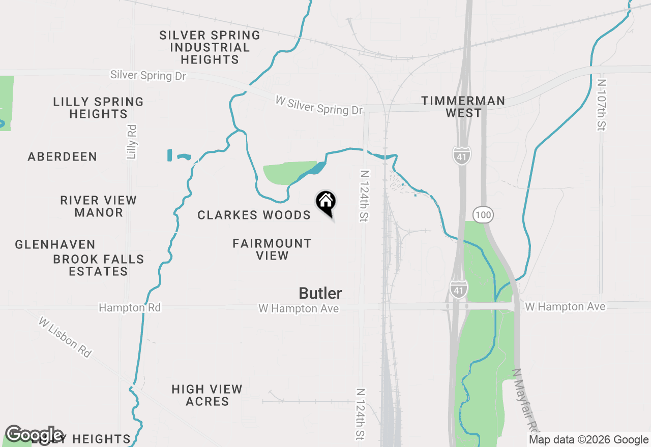 Map of 5086 N 127th St, Butler, WI 53007