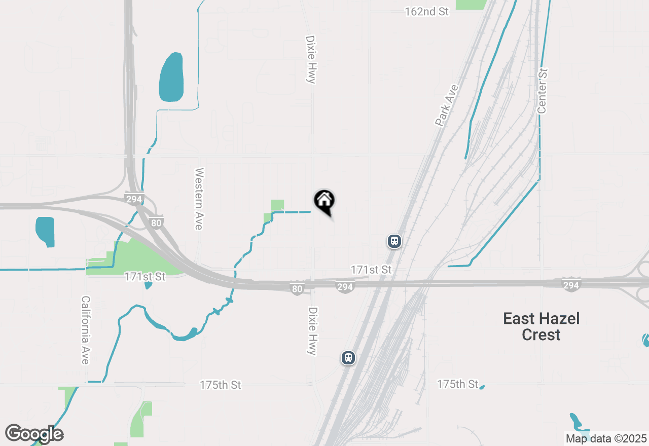 Map of 16930 Winchester Avenue, Hazel Crest, IL 60429