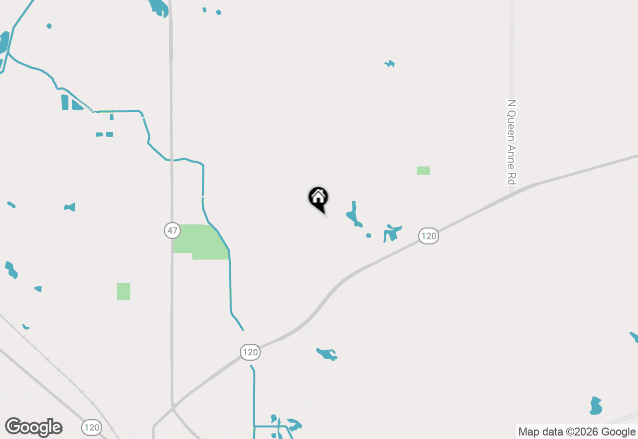 Map of 1429 Rhett Place, Woodstock, IL 60098