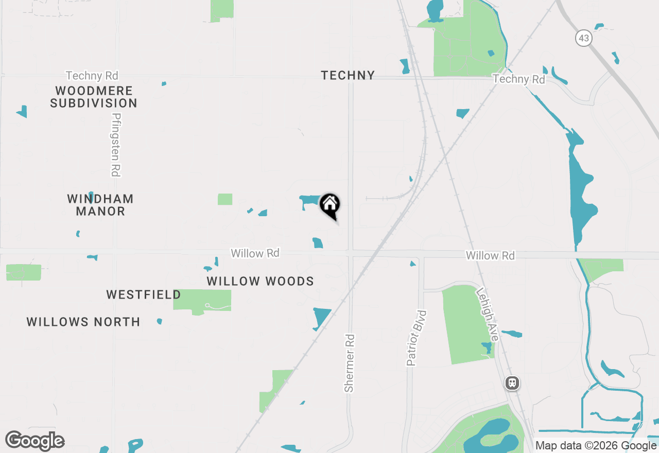 Map of 3026 Lexington Lane, Glenview, IL 60026