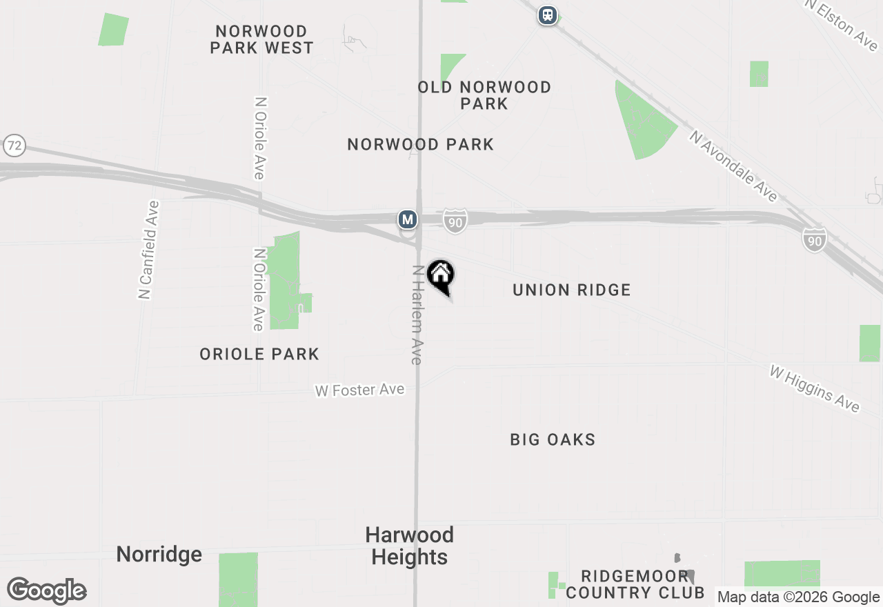 Map of 5345 N Neva Avenue, Chicago, IL 60656