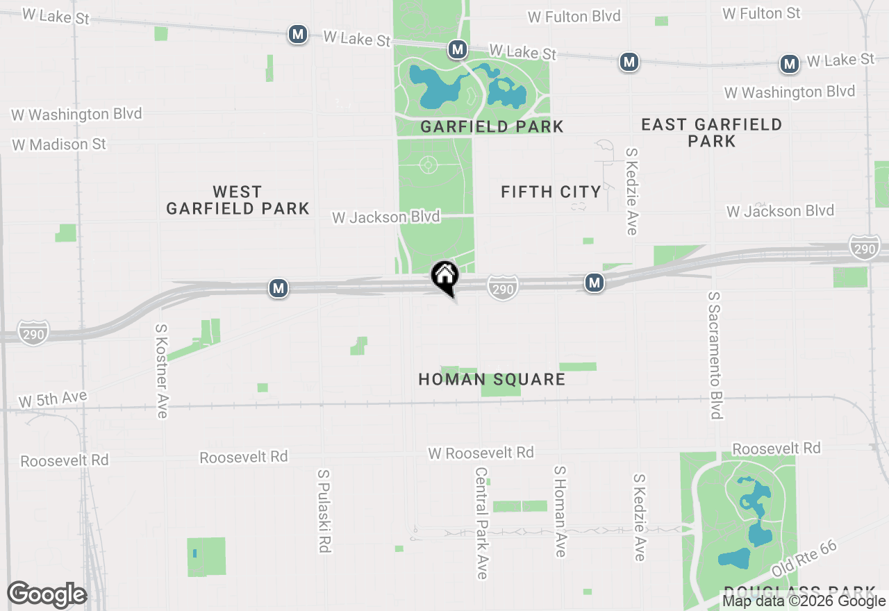 Map of 3659 W Harrison Street, Chicago, IL 60624