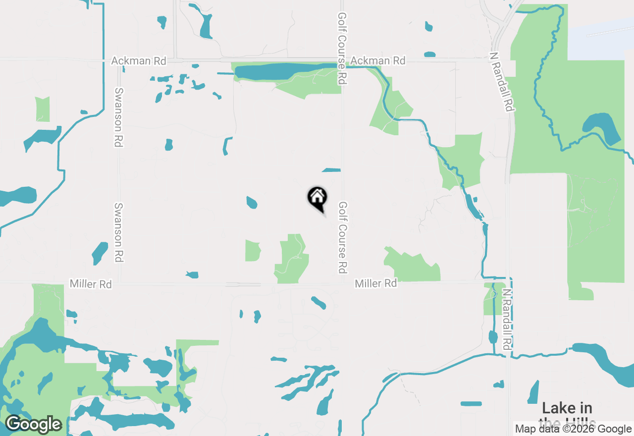 Map of 1696 Brigham Lane, Crystal Lake, IL 60014
