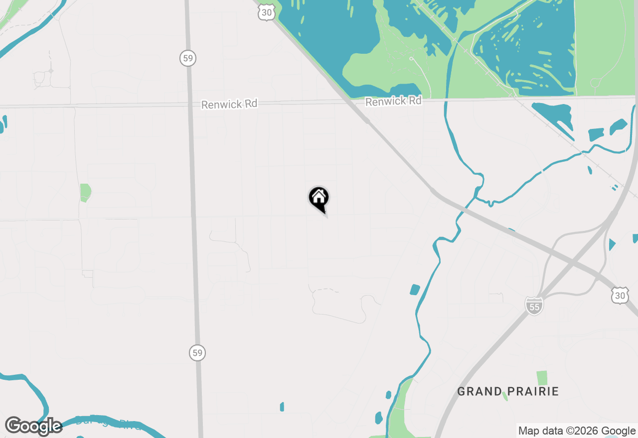 Map of 16306 S Ellna Court, Plainfield, IL 60586