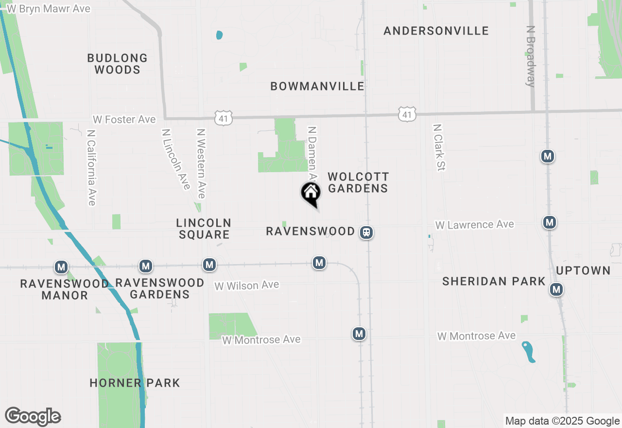 Map of 4828 N Damen Avenue, Chicago, IL 60625