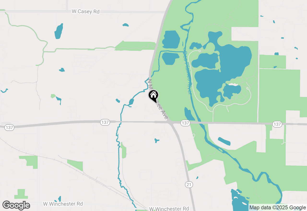 Map of 1935 Lynn Circle, Libertyville, IL 60048