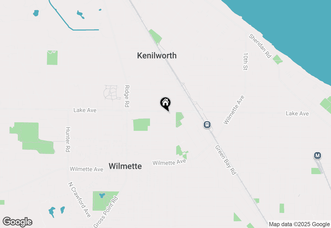 Map of 1535 Lake Avenue, Wilmette, IL 60091