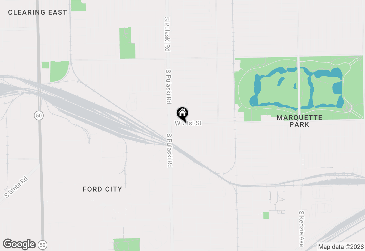 Map of 3909 W 71st Street, Chicago, IL 60629