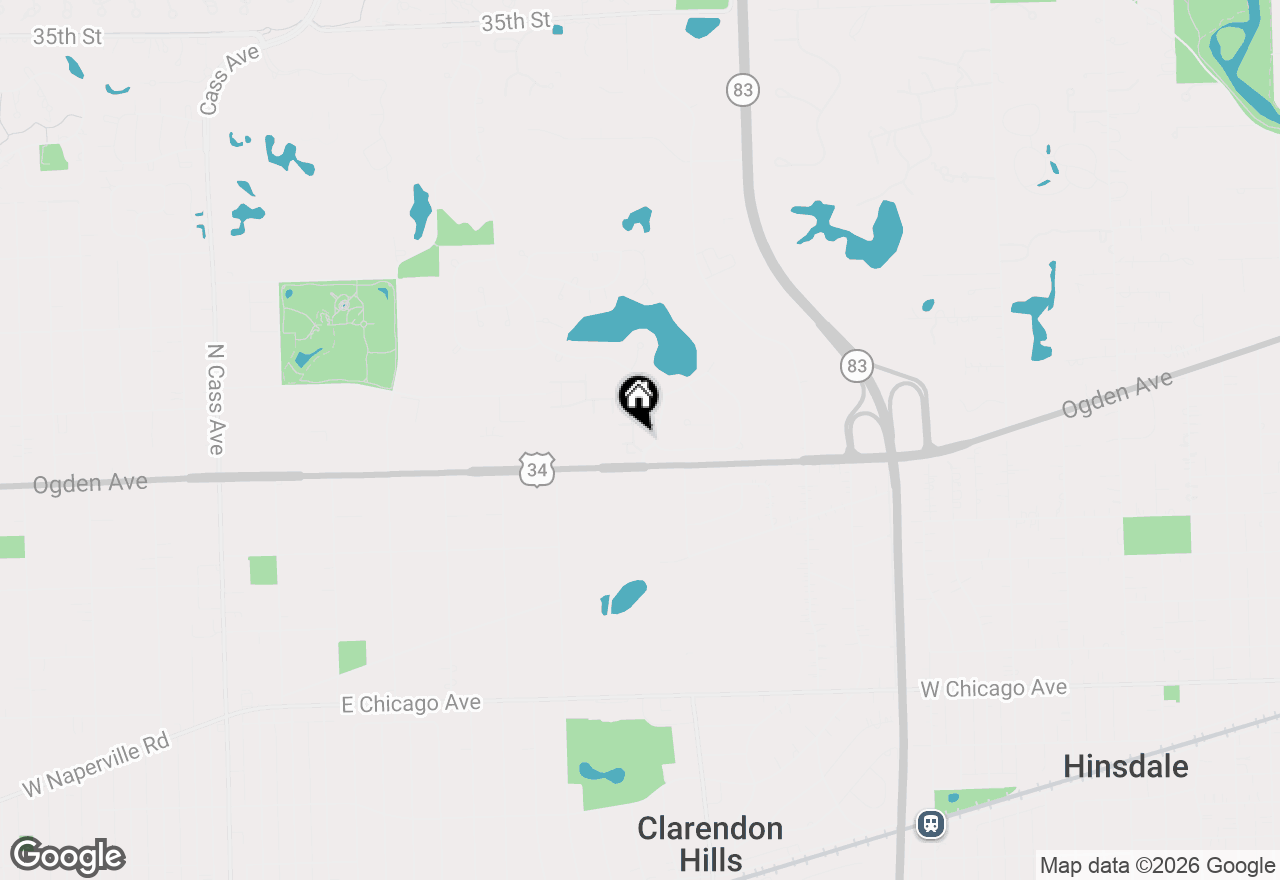 Map of 621 Citadel Drive, Westmont, IL 60559