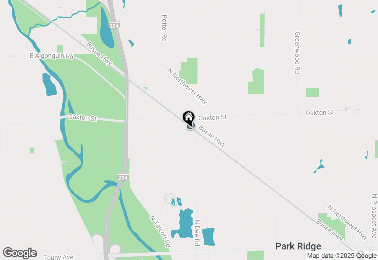 Map of 2405 Avondale Avenue, Park Ridge, IL 60068