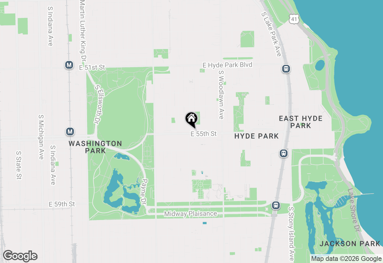 Map of 934 E 55th Street, Chicago, IL 60615