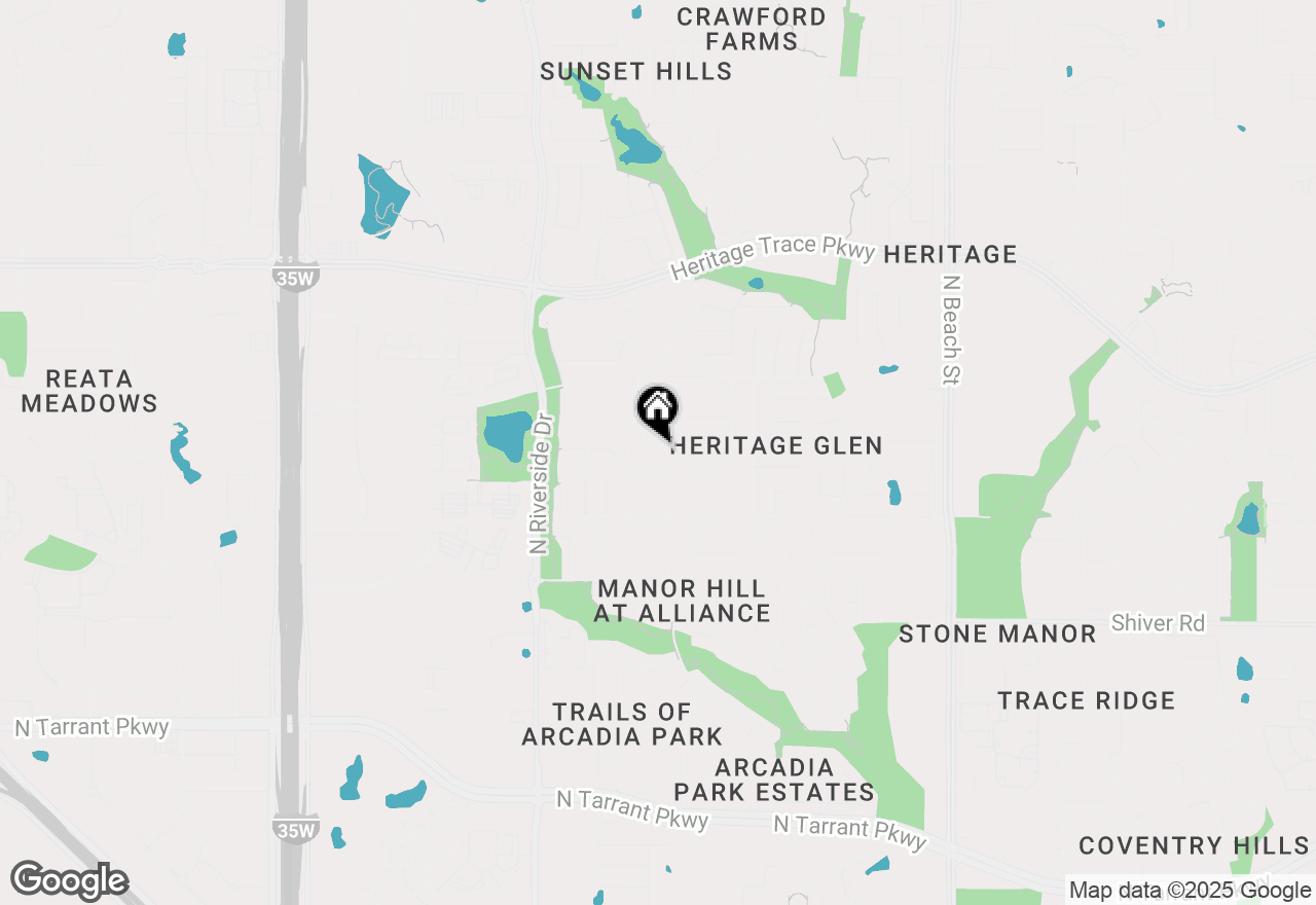 Map of 3816 Gladney Lane, Fort Worth, TX 76244