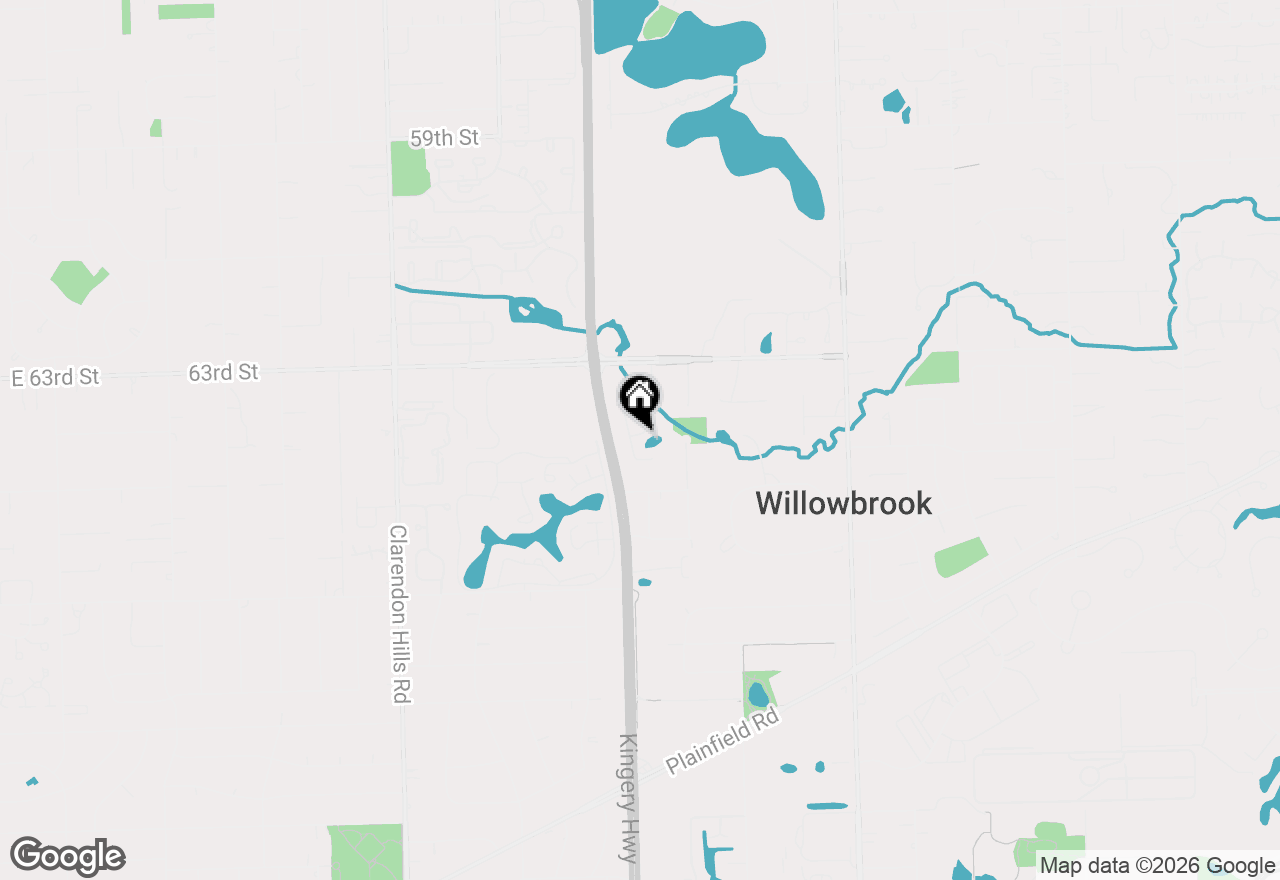 Map of 849 Breton Lakes Drive, Willowbrook, IL 60527