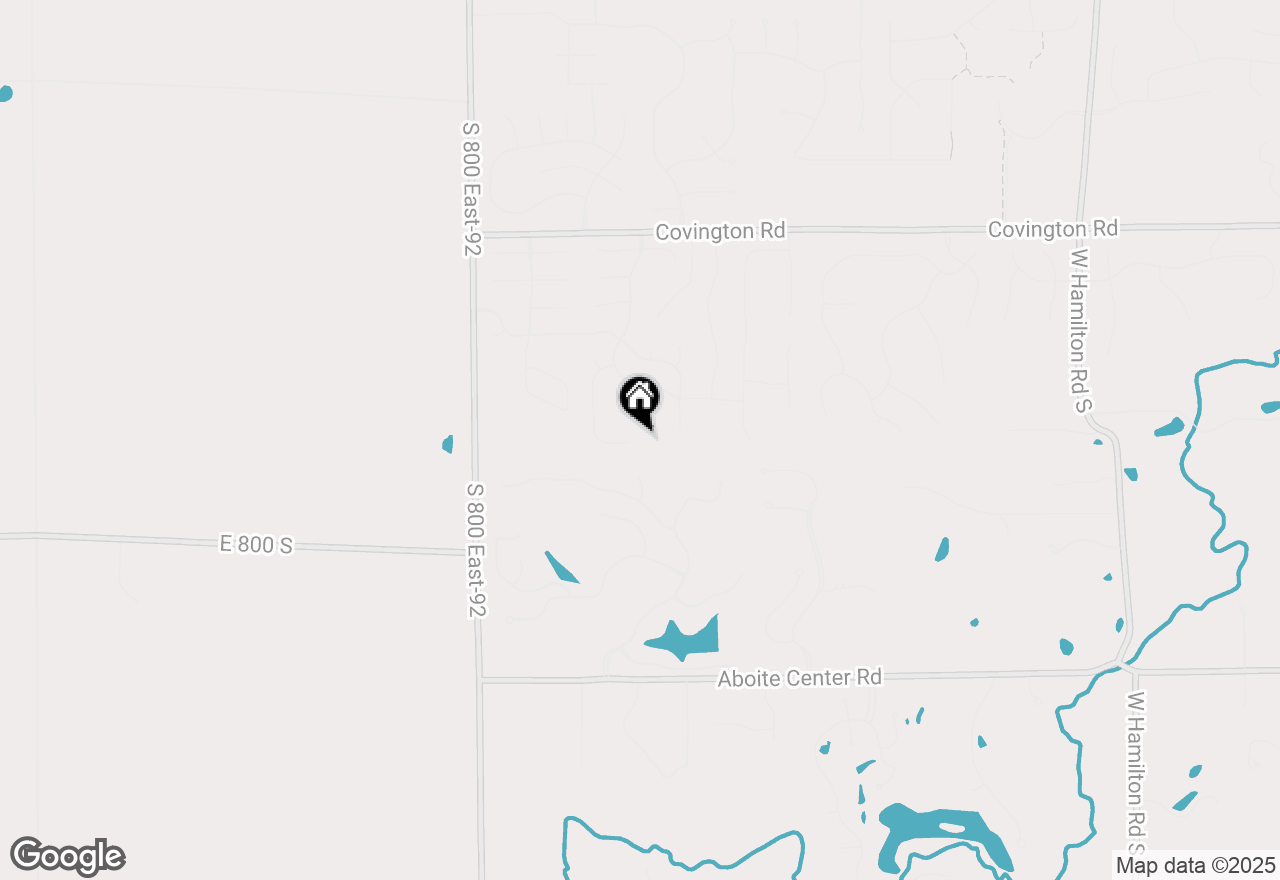 Map of 3438 Buckeye Run, Fort Wayne, IN 46814