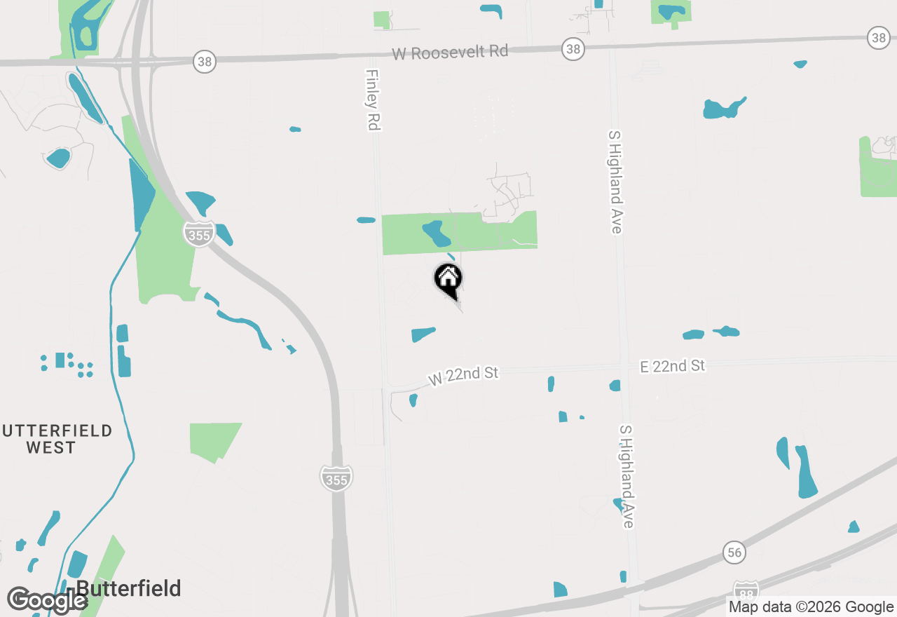 Map of 309 Woodmoor Drive, Lombard, IL 60148