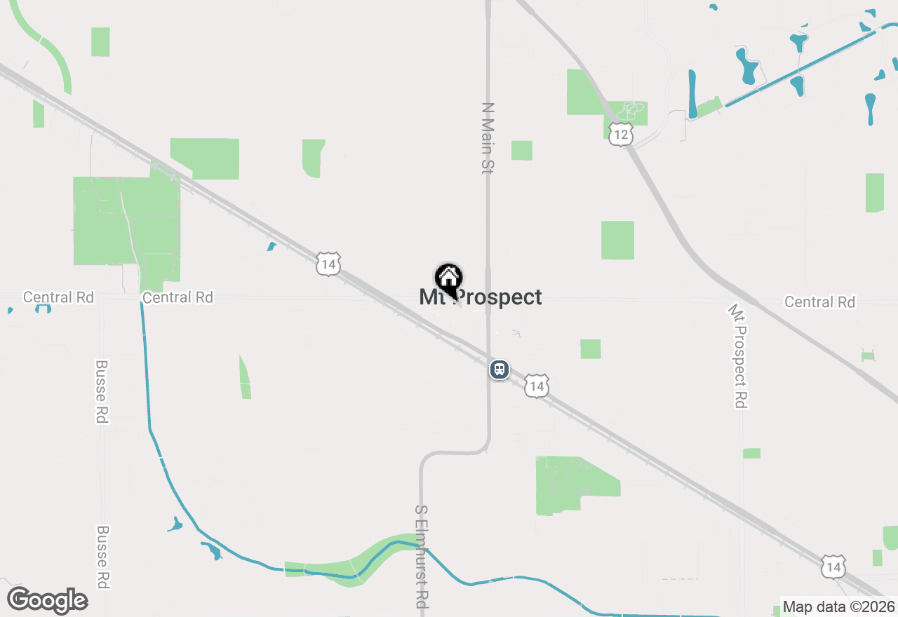 Map of 5 S Pine Street #509, Mount Prospect, IL 60056