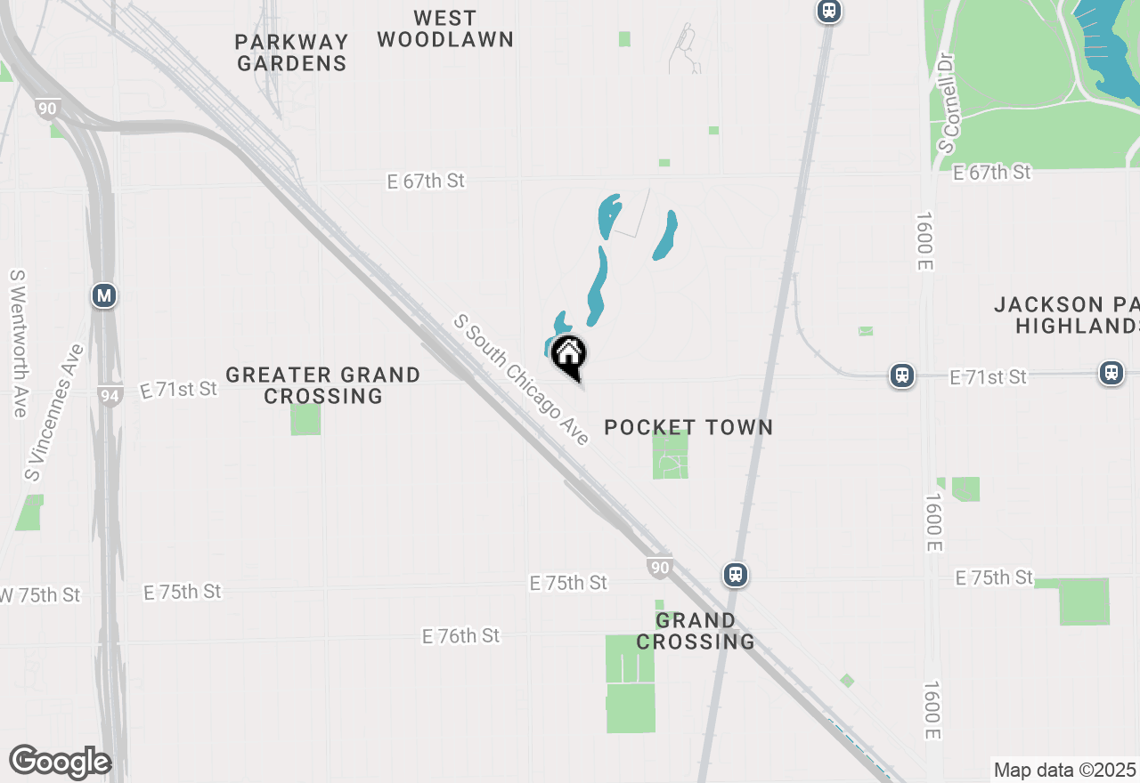 Map of 7112 S Drexel Avenue, Chicago, IL 60619