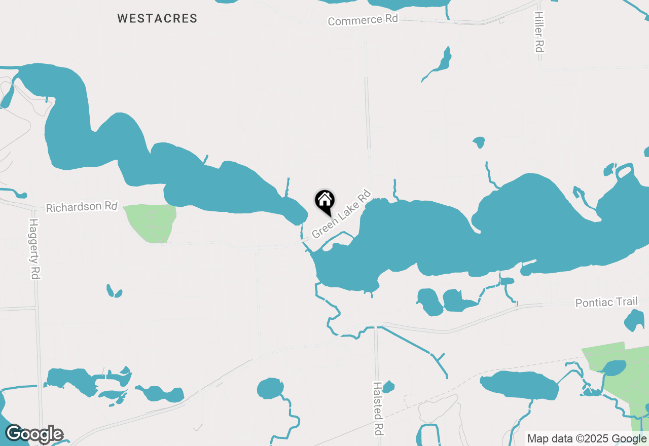 Map of 4066 Green Lake Road, West Bloomfield, MI 48324