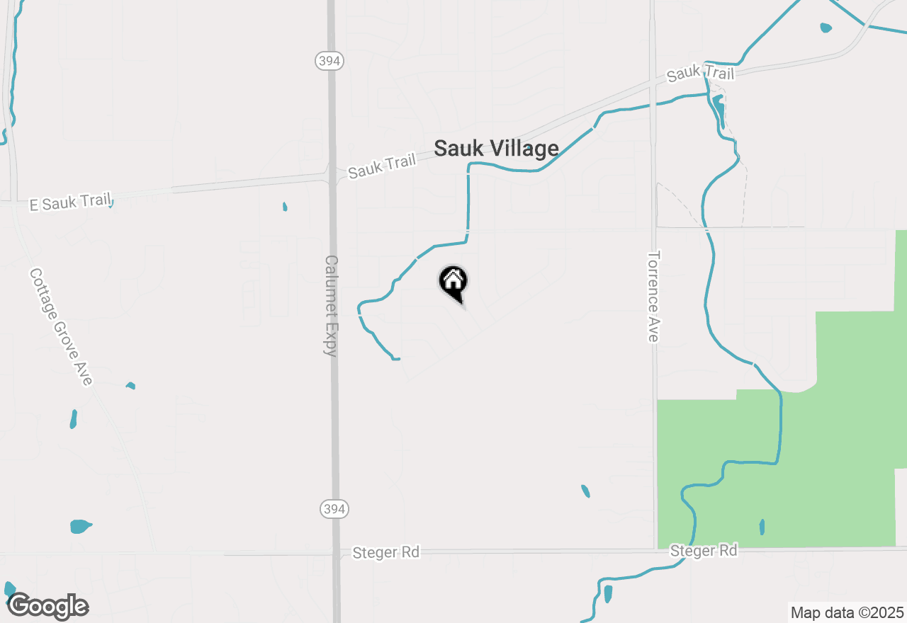 Map of 1863 Reichert Avenue, Sauk Village, IL 60411