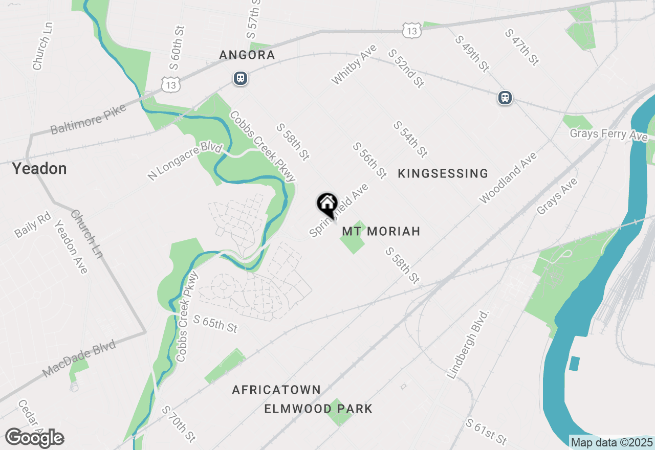 Map of 5914 Springfield Avenue, Philadelphia, PA 19143