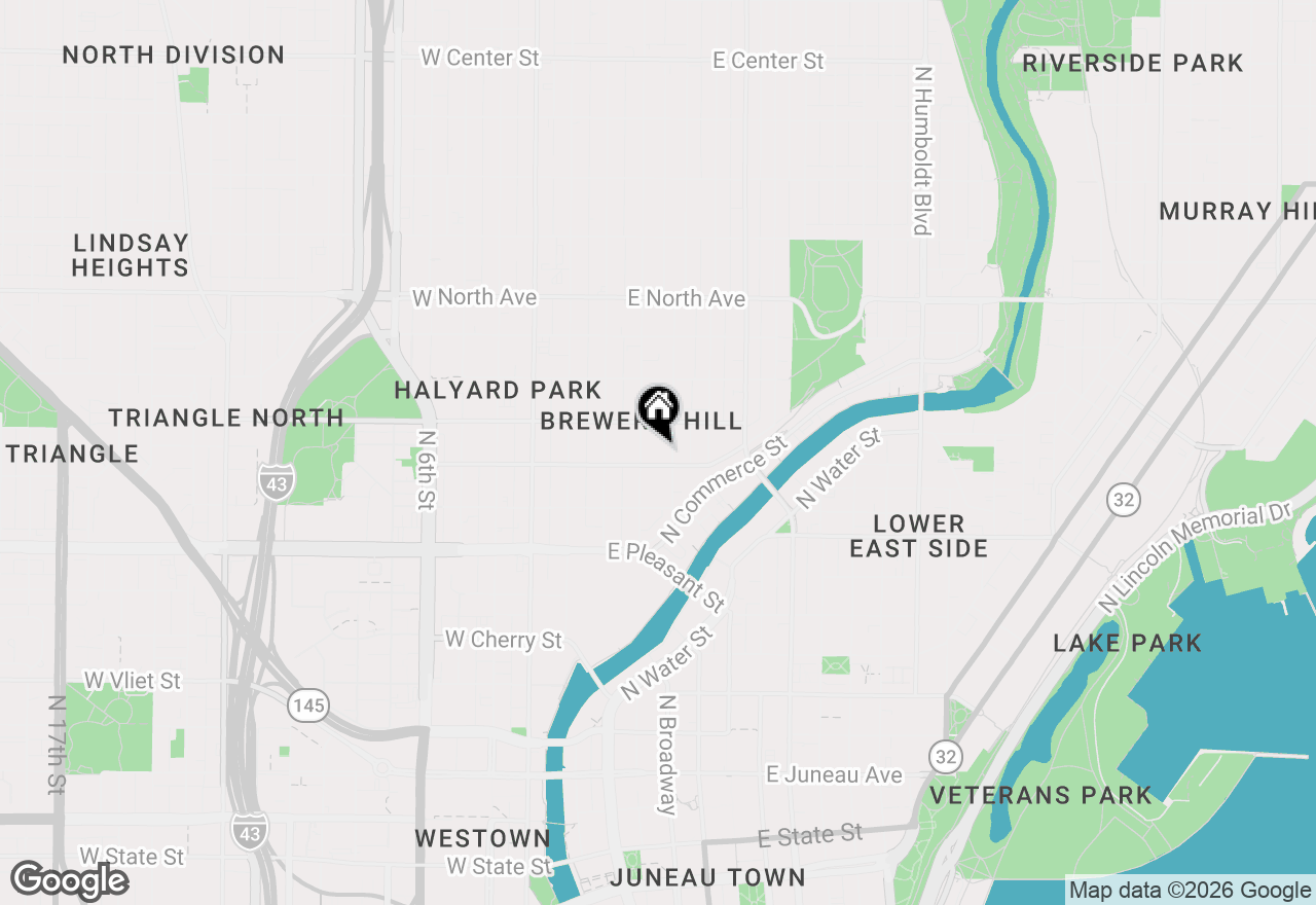 Map of 234 E Reservoir Ave #607, Milwaukee, WI 53212
