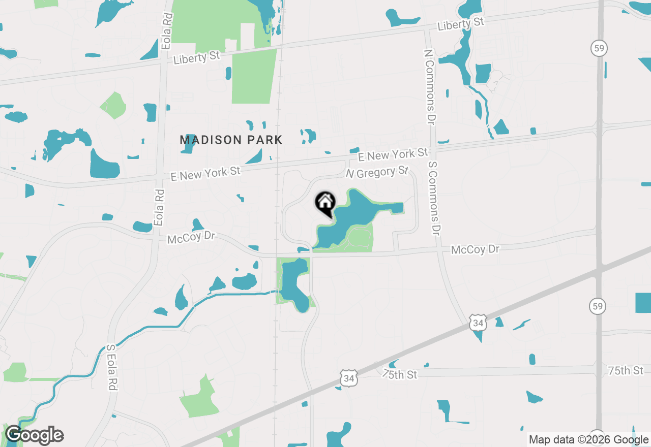 Map of 3531 St. Annes Court #3531, Aurora, IL 60504