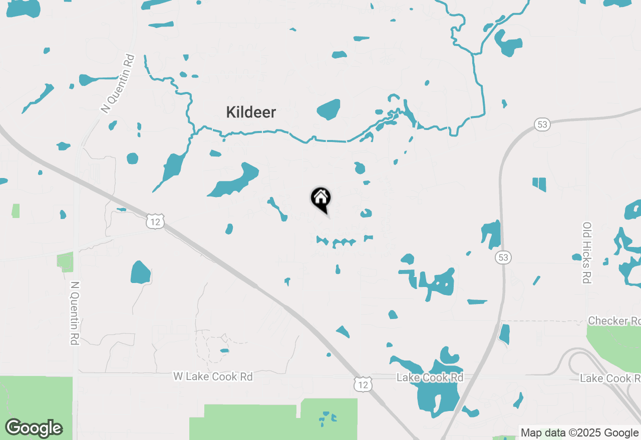 Map of 20641 N Weatherstone Road, Kildeer, IL 60047